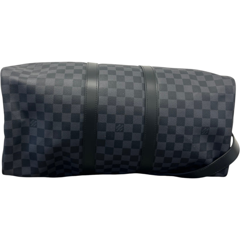 Men's Damier Graphite Keepall Bandoulière 45 Bag Charcoal
