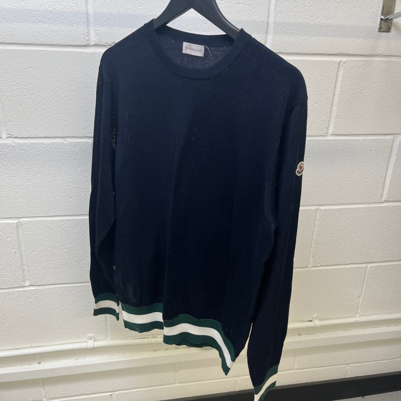 Men's Maglia Tricot Jumper Navy Size XL