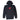 Men's Distressed Logo Patch Hoodie Black Size M
