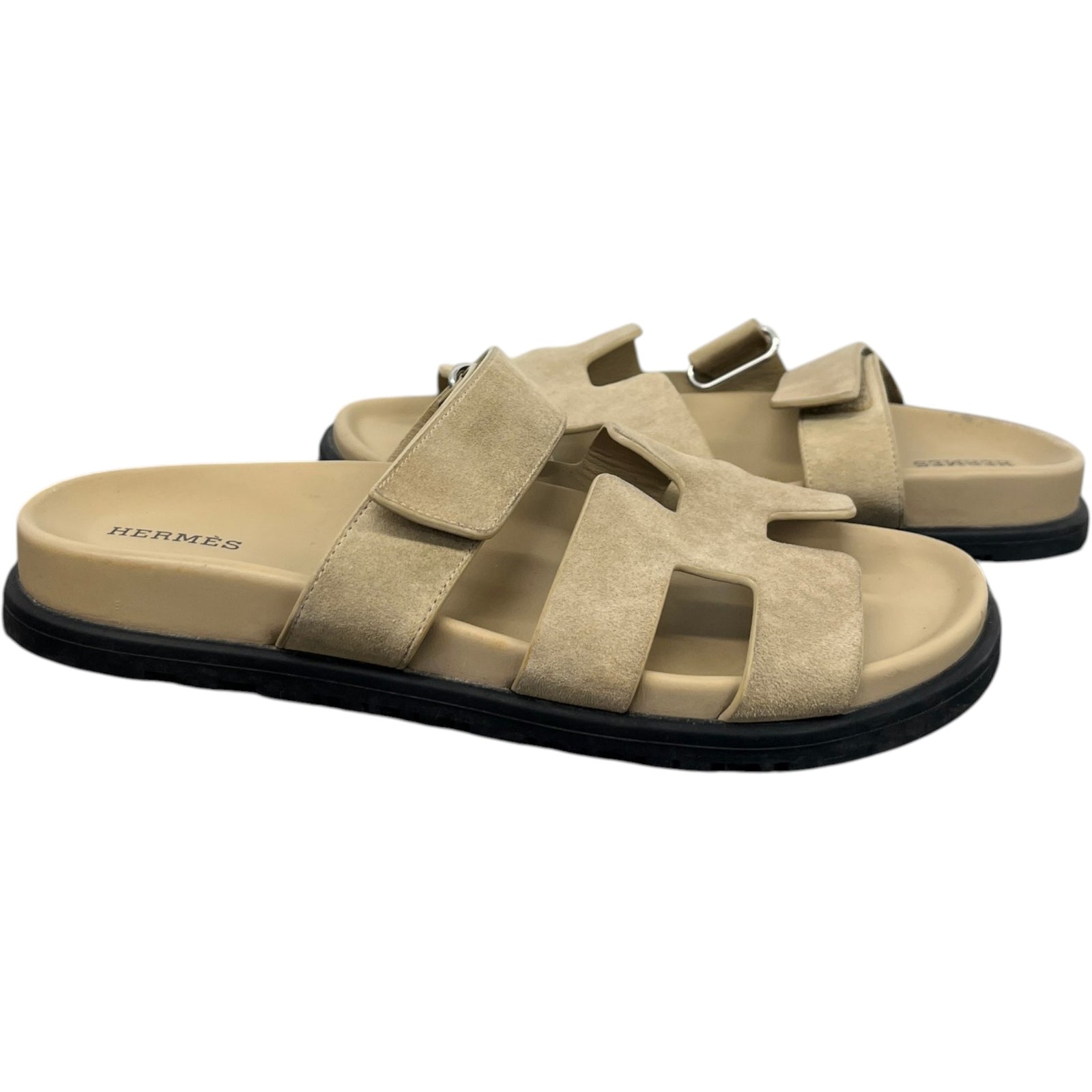 Women's Chypre Slides Beige Size EU 38 / UK 5 - Photo 3