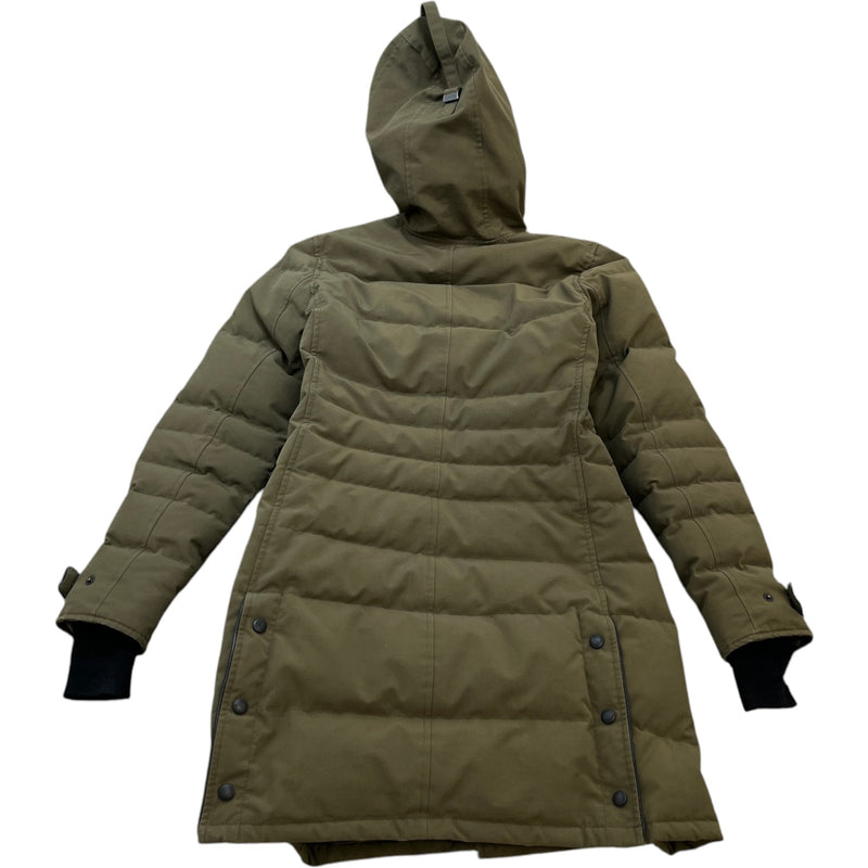 Women's Lorette Parka Down Jacket Khaki Size M / UK 10