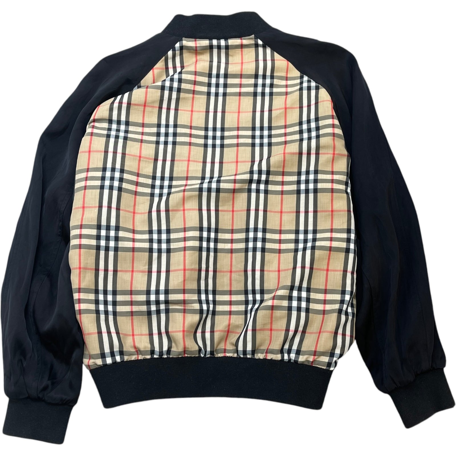 Men's Nova Check Bomber Jacket Beige Size IT 52 / XL - Photo 2