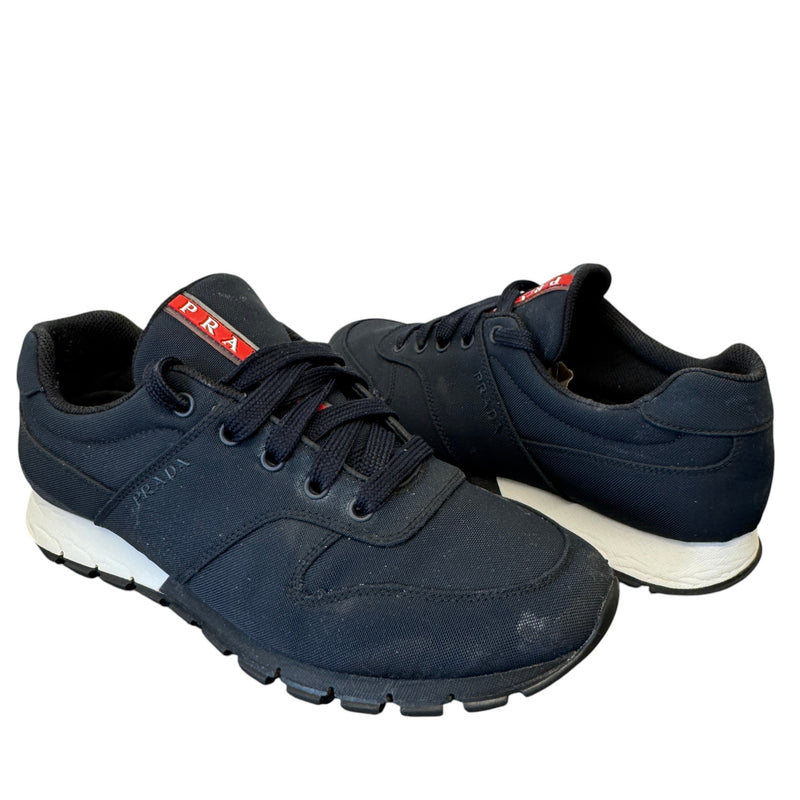 Men's Nylon Prax01 Low Trainers Navy Size EU 40 / UK 6