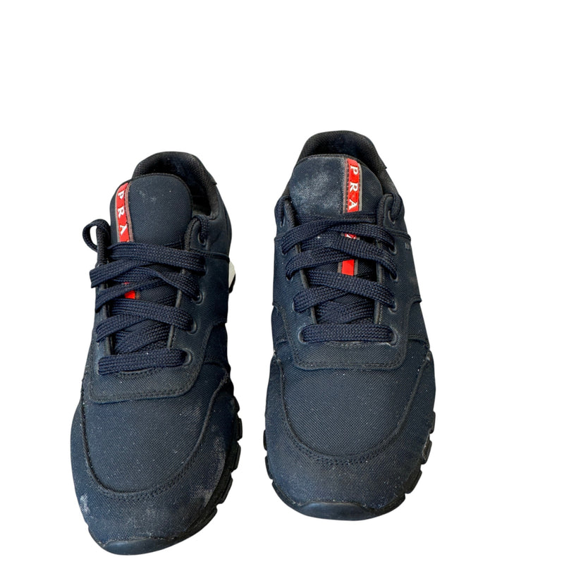 Men's Nylon Prax01 Low Trainers Navy Size EU 40 / UK 6