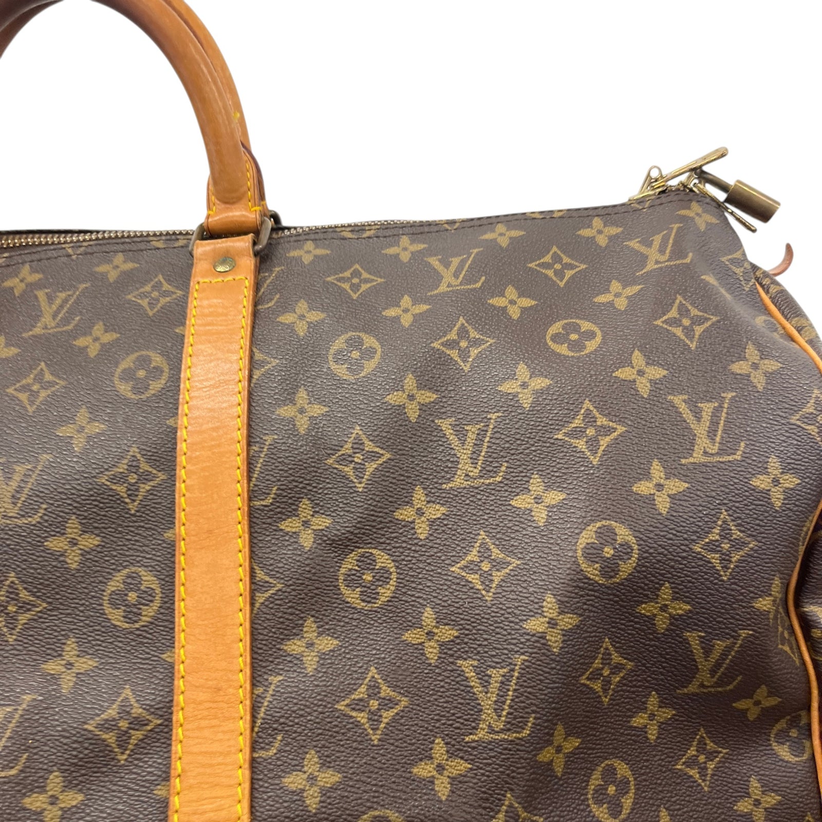 Men's Monogram Keepall 55 Bag Brown - Photo 10