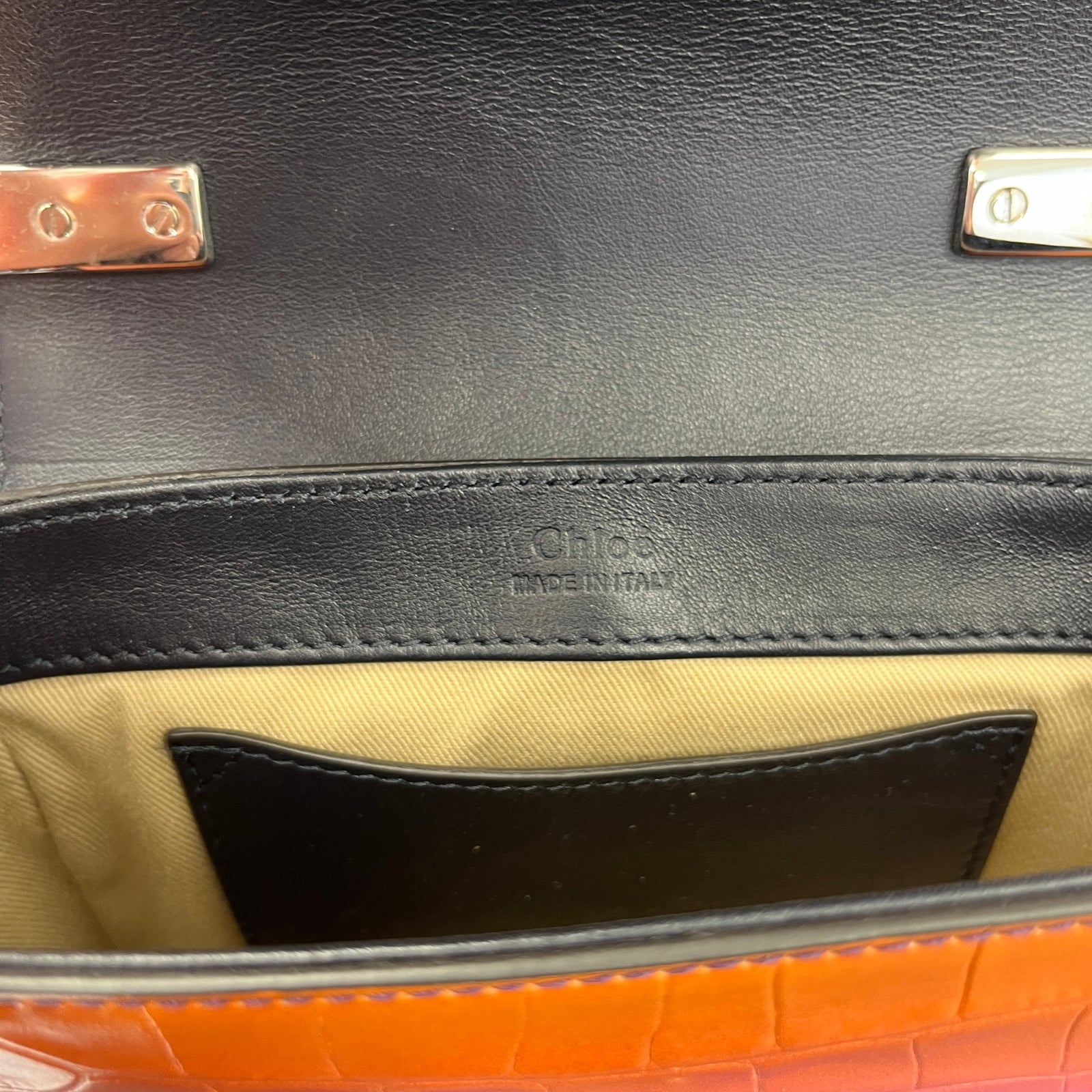 Women's Mini Top Handle Handbag Orange - Photo 9