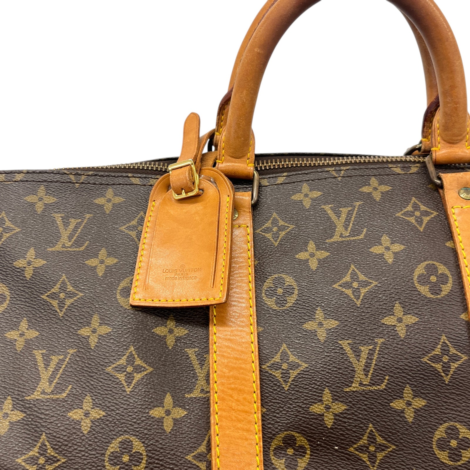 Men's Monogram Keepall 55 Bag Brown - Photo 11