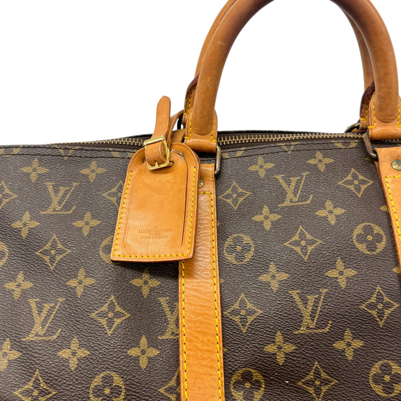 Men's Monogram Keepall 55 Bag Brown