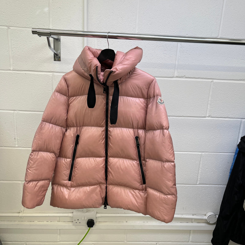 Women's Serin Puffer Down Jacket Pink Size 3 / UK 14