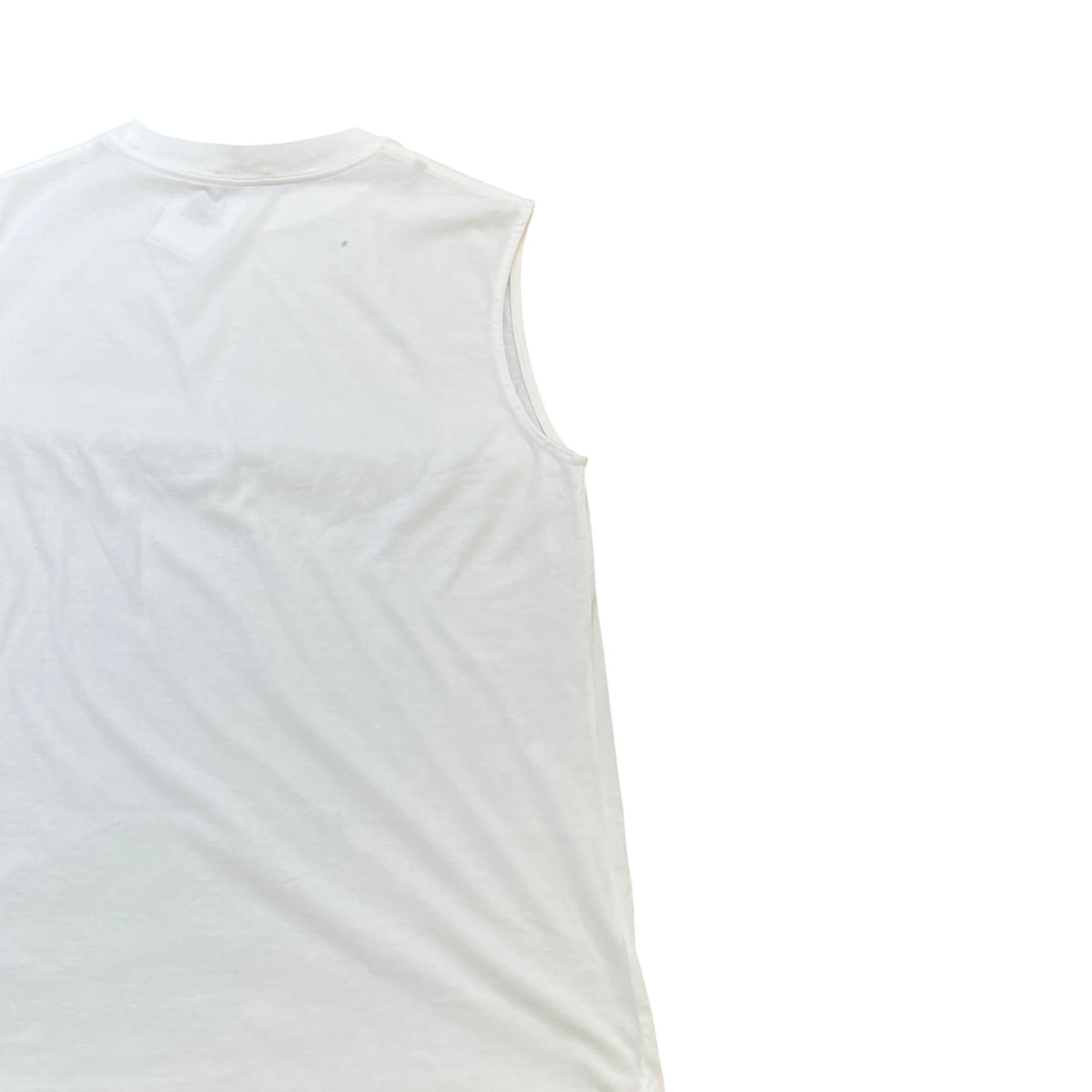 Men's Embroidered Logo Vest White Size XS - Photo 4