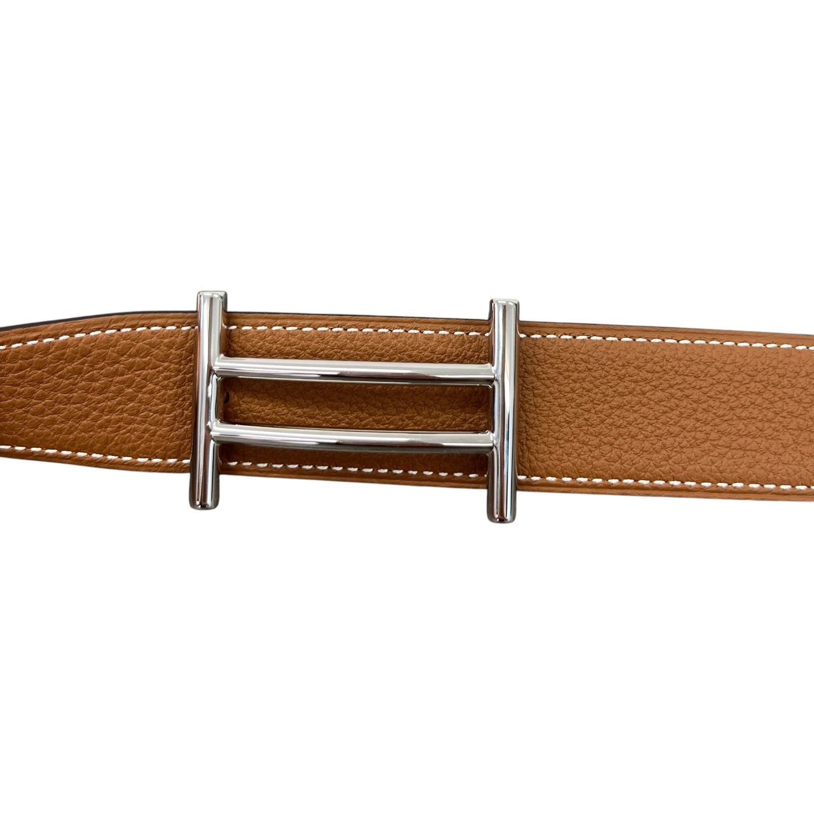 Men's H Buckle Reversible Belt Black Size Waist 32" - Photo 7