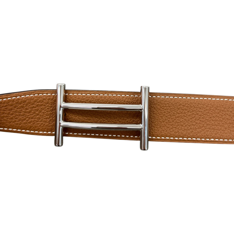 Men's H Buckle Reversible Belt Black Size Waist 32"