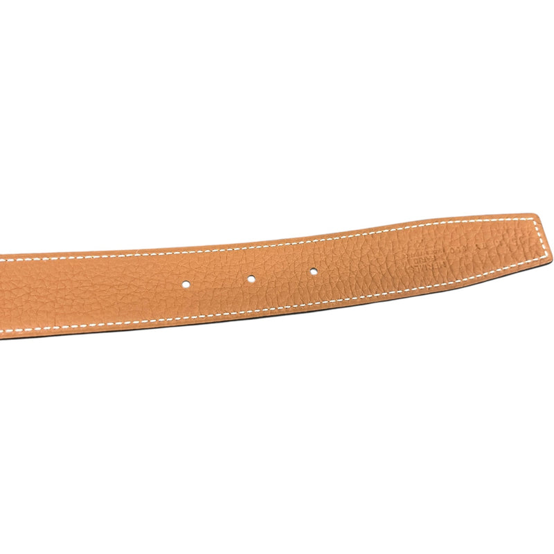 Men's H Buckle Reversible Belt Black Size Waist 32"