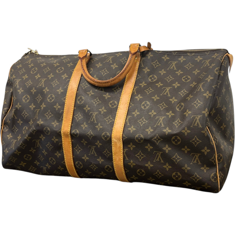 Men's Monogram Keepall 55 Bag Brown