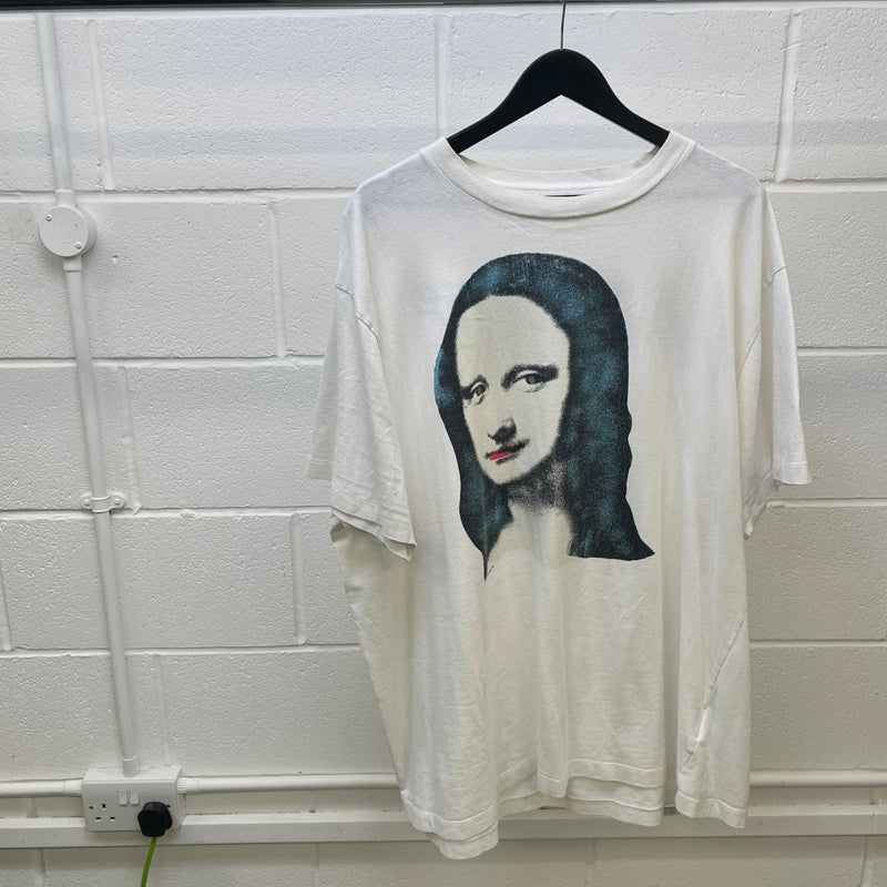Men's Mona Lisa T-Shirt White Size L