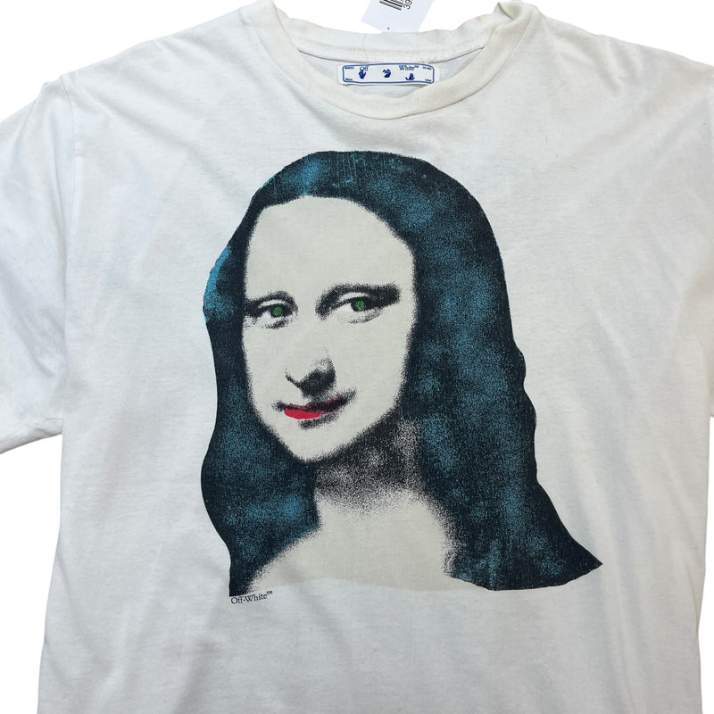 Men's Mona Lisa T-Shirt White Size L
