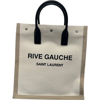 Women's Small Rive Gauche Tote Bag Beige
