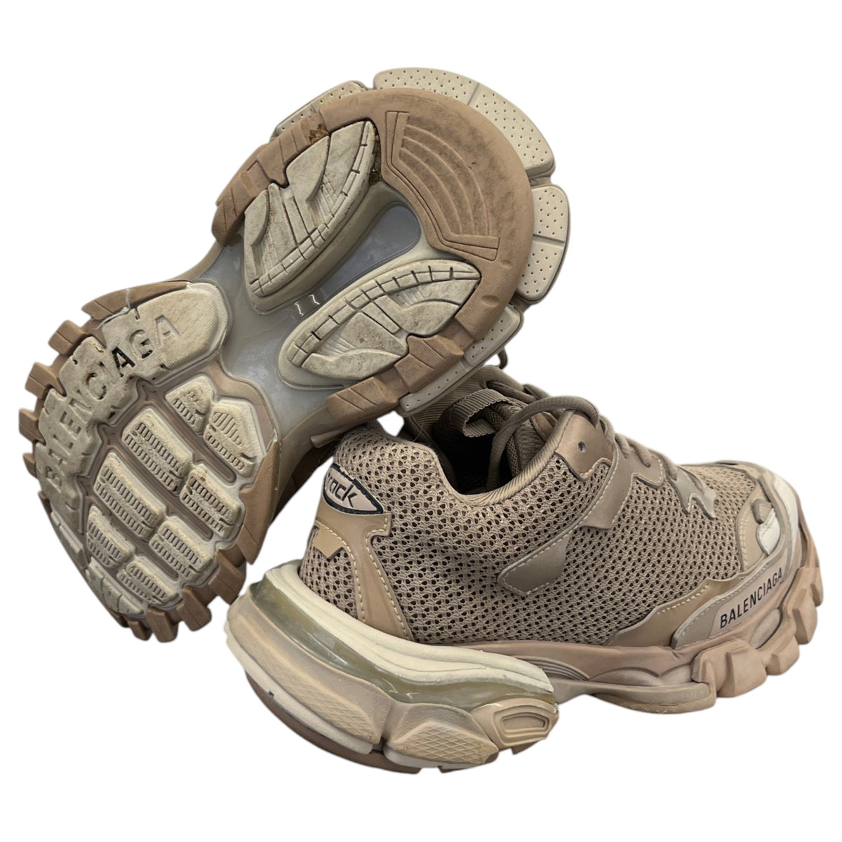 Women's Track.3 Low Trainers Beige Size UK 3 / EU 36 - Photo 10