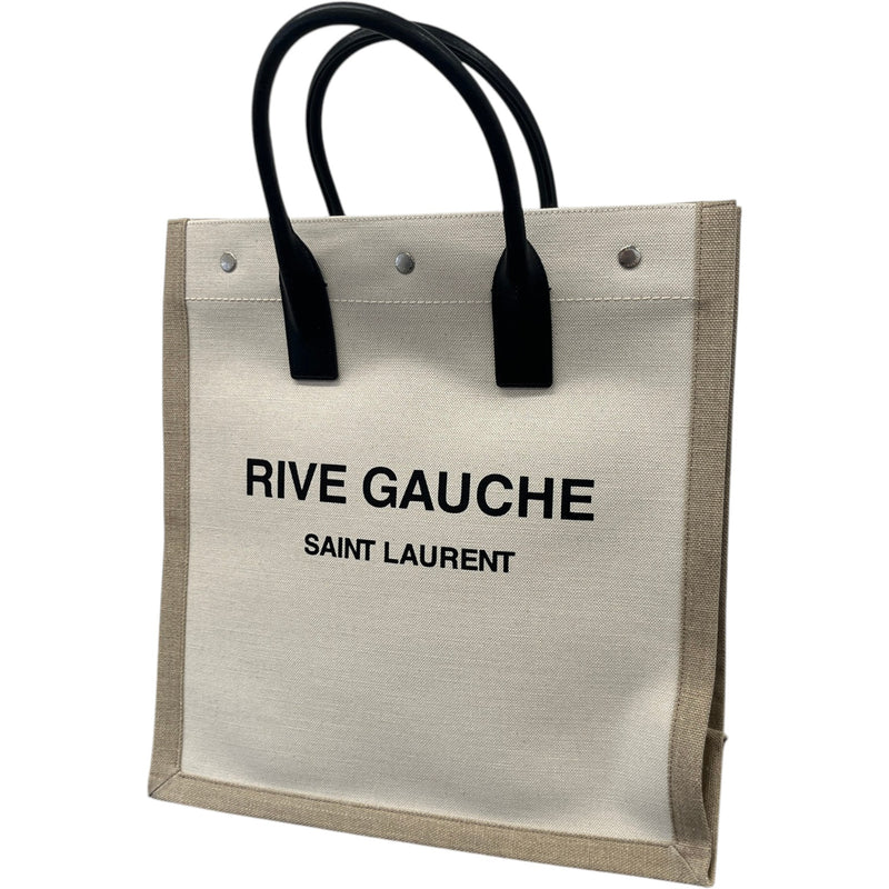 Women's Small Rive Gauche Tote Handbag Beige