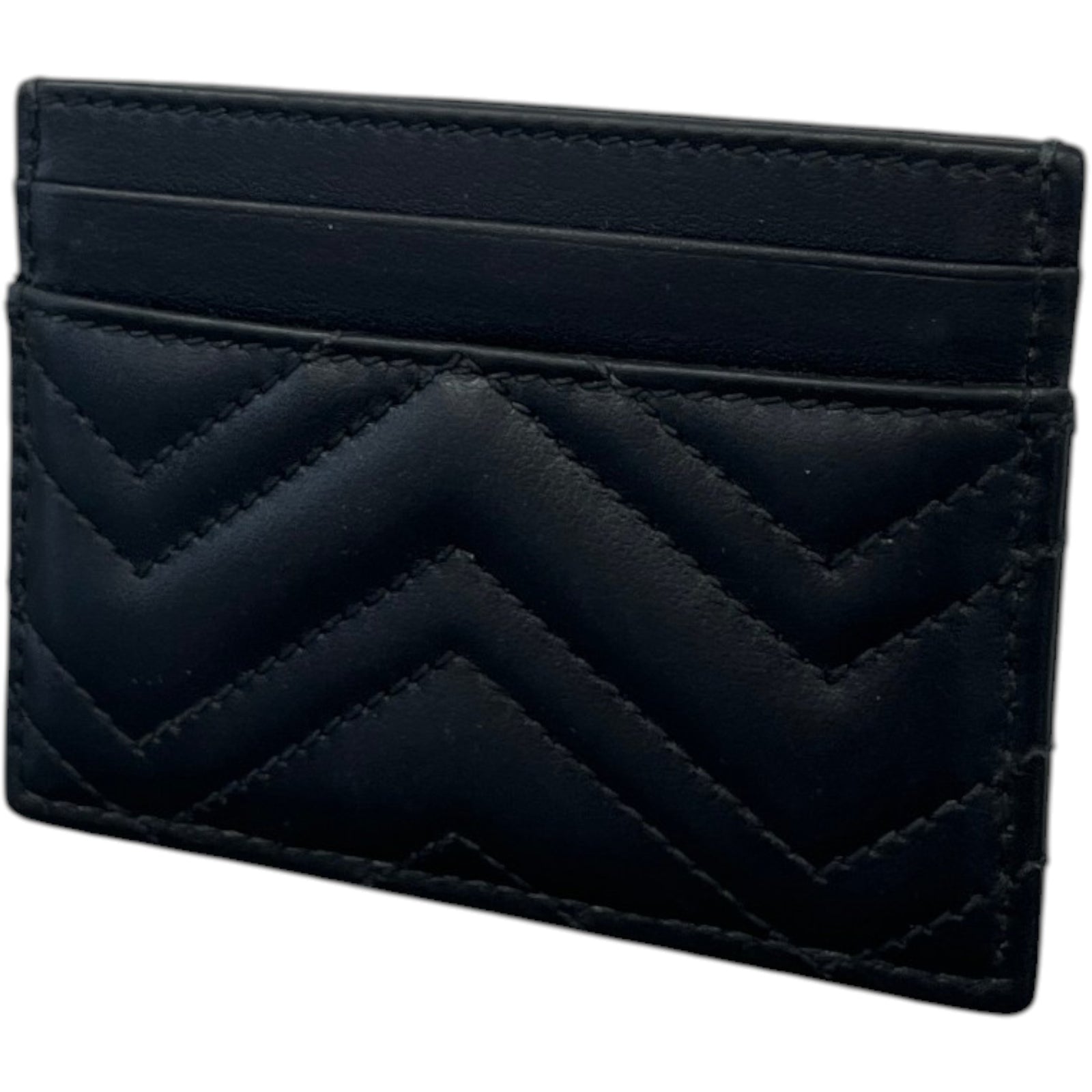 Women's Gg Marmont Card Holder Black - Photo 6