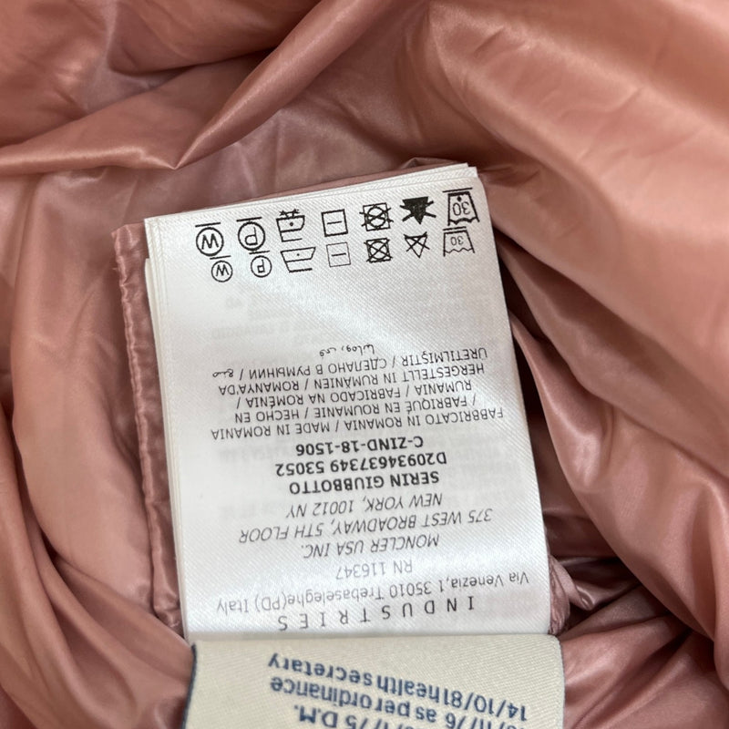 Women's Serin Puffer Down Jacket Pink Size 3 / UK 14