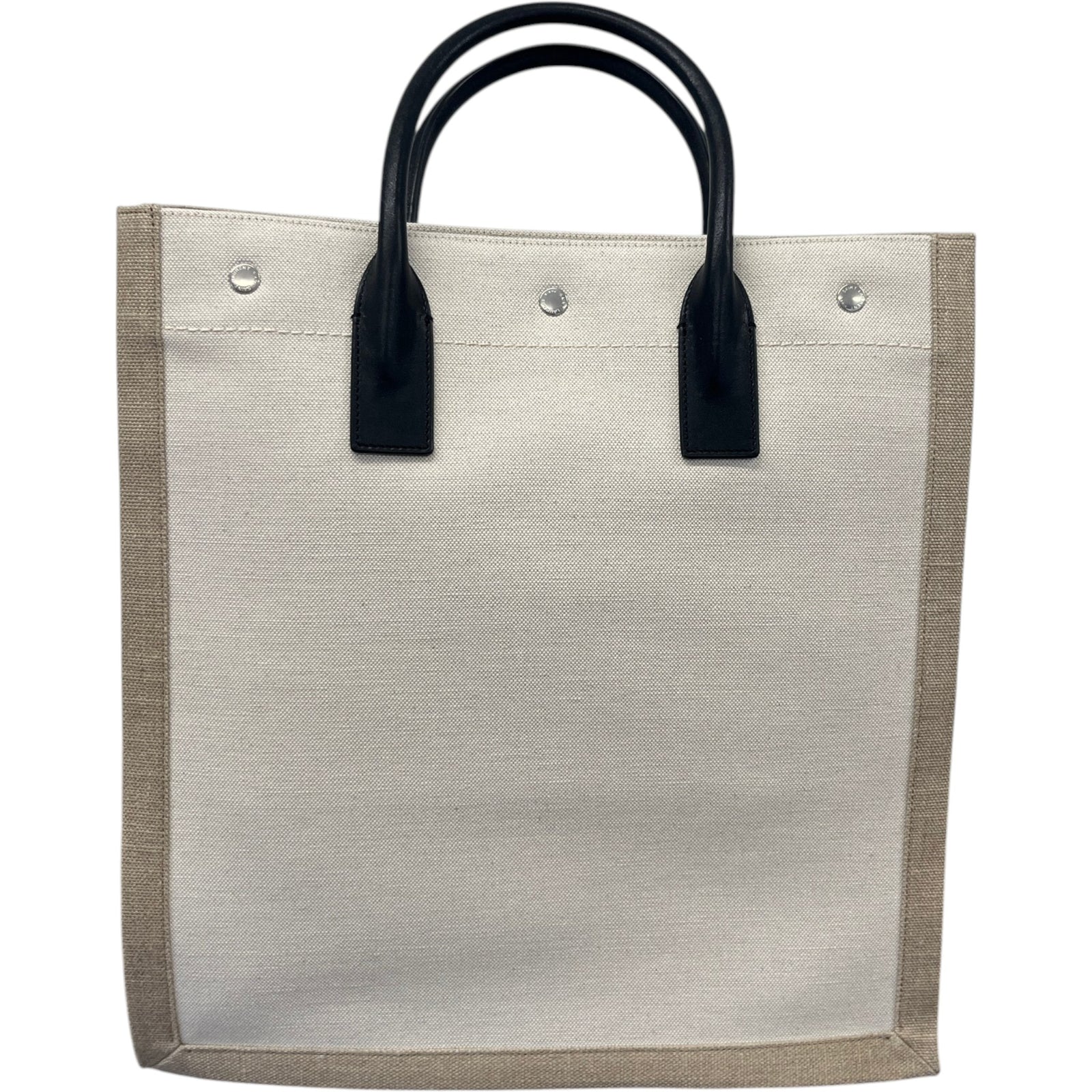 Women's Small Rive Gauche Tote Handbag Beige - Photo 3