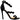 Women's Suede Wavy Strap Heels Black Size EU 35.5 / UK 2.5