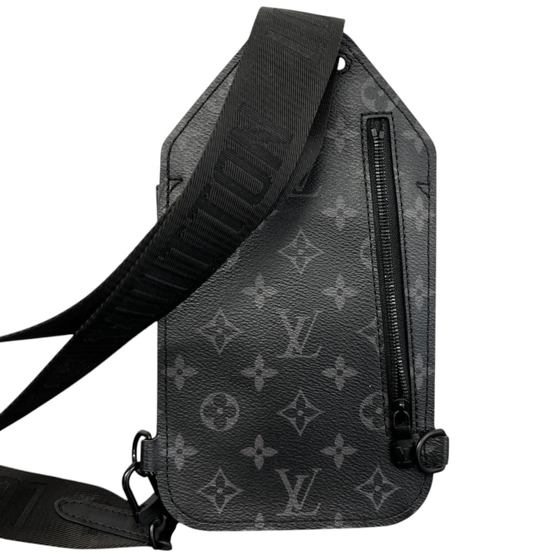 Men's Monogram Eclipse Saumur Slingbag Bag Charcoal