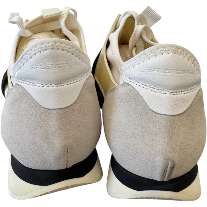 Men's Race Runner Low Trainers Cream Size UK 7 / EU 41