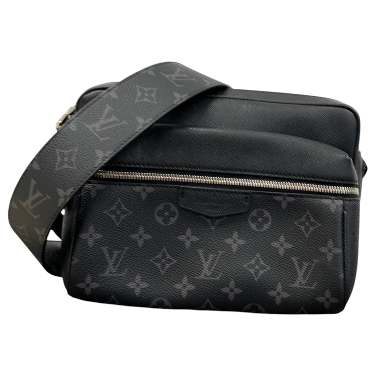 Men's Monogram Eclipse Outdoor Messenger Bag Black - Photo 1