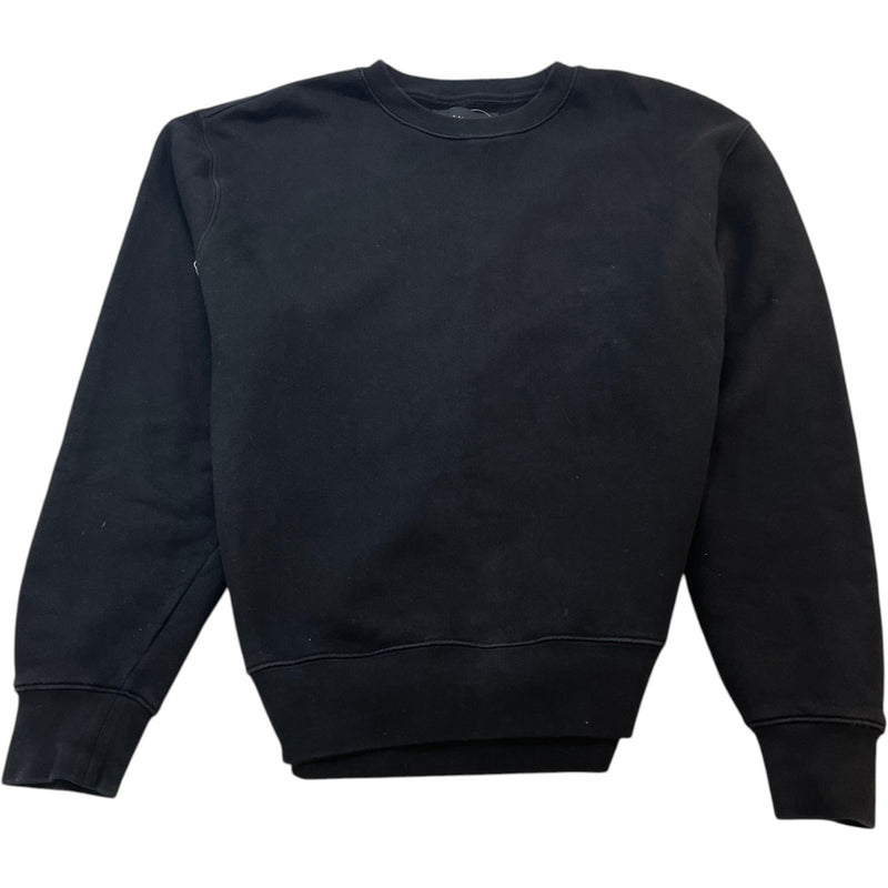 Men's Embroidered Logo Sweatshirt Black Size L