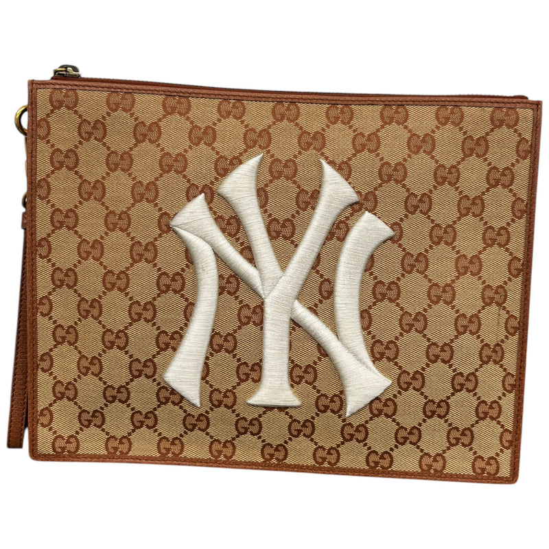 Men's Gg Supreme Pouch Brown