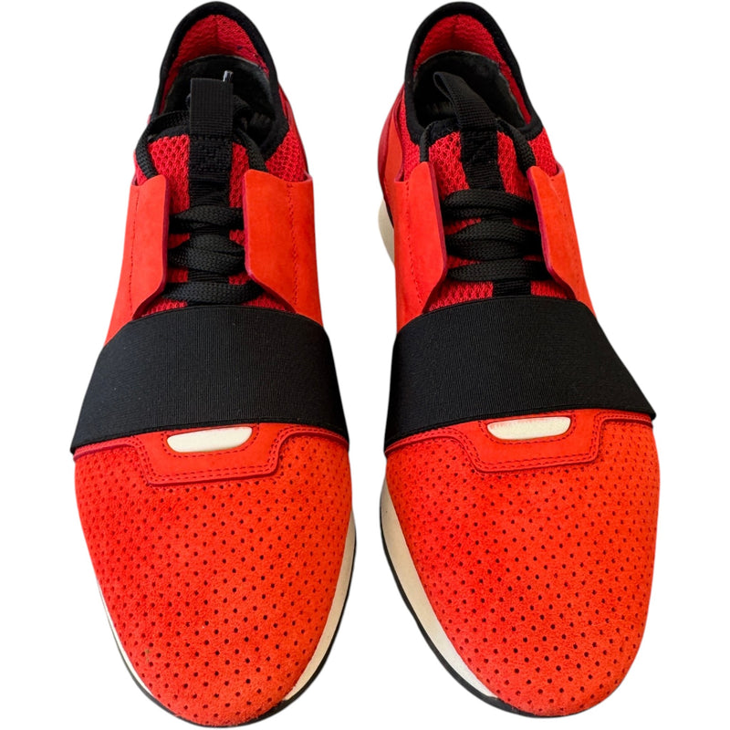 Men's Race Runner Low Trainers Red Size UK 7 / EU 41