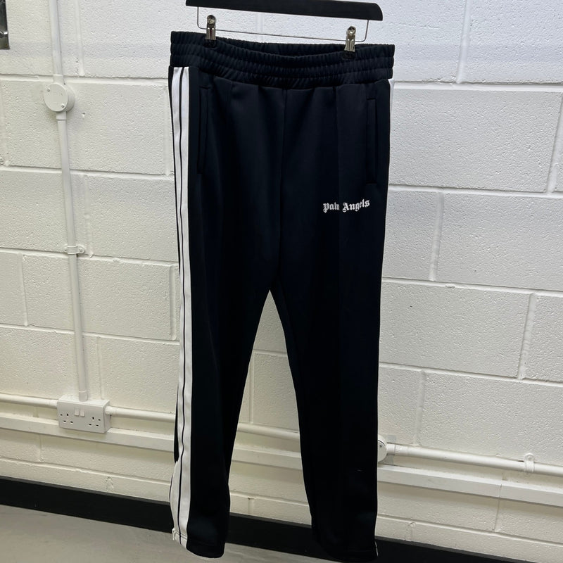Men's Logo Print Joggers Black Size XL
