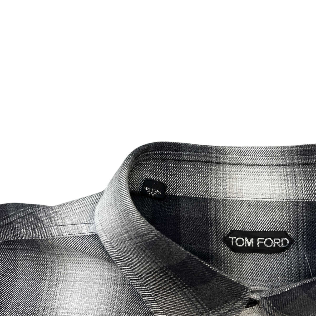 Men's Shadow Plaid Flannel Long Sleeve Shirt Grey Size XS - Photo 6