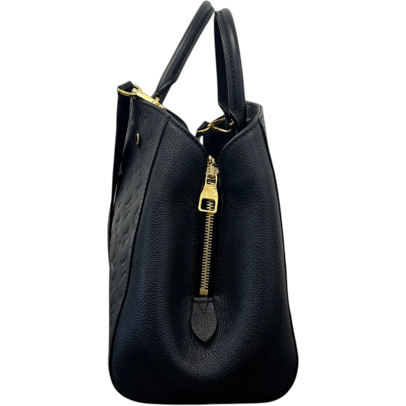 Women's Monogram Empreinte Montaigne Handbag Black