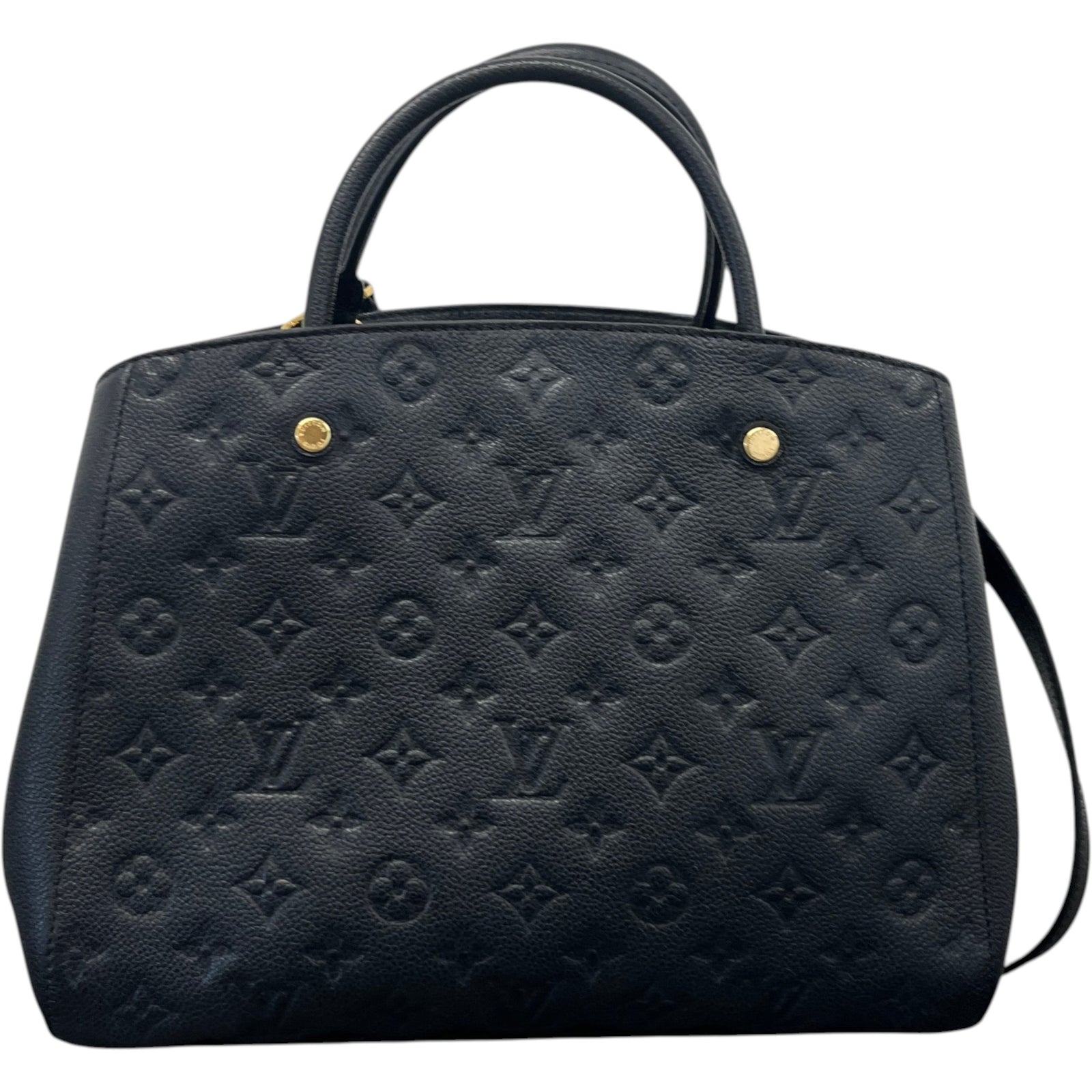 Women's Monogram Empreinte Montaigne Handbag Black - Photo 3