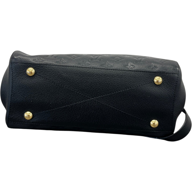 Women's Monogram Empreinte Montaigne Handbag Black