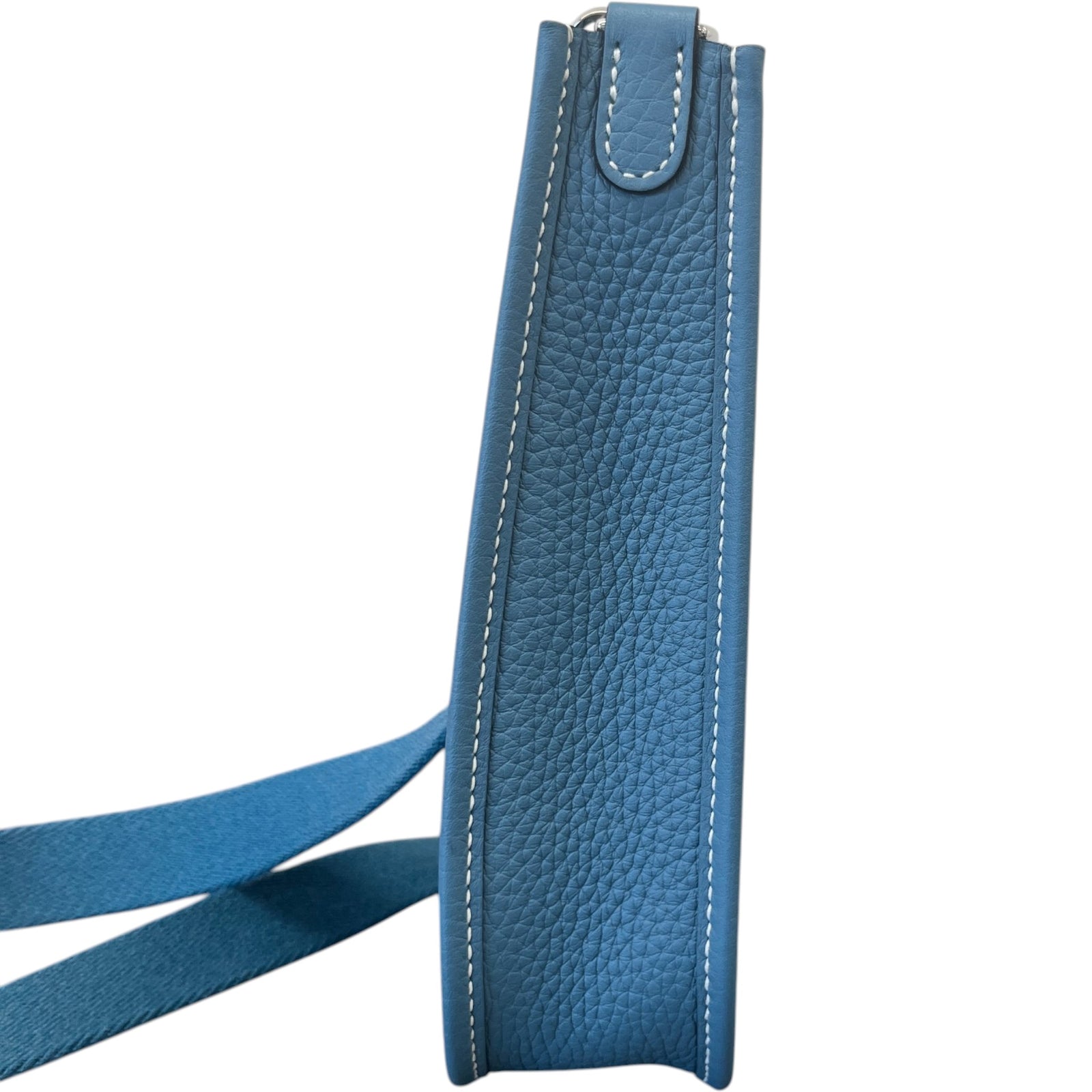 Women's Taurillon Clemence Evelyne TPM 16 Blue Jean Crossbody Bag Blue - Photo 7