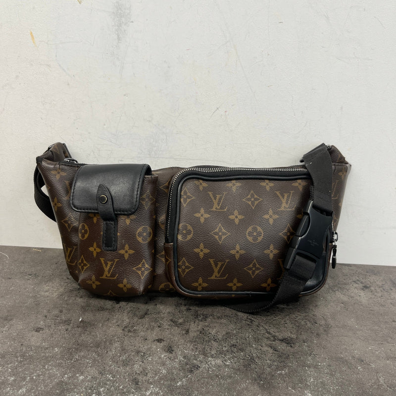 Men's Monogram Christopher Belt Bag Brown