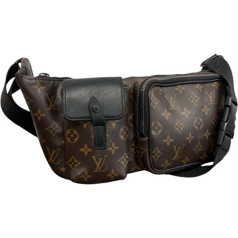 Men's Monogram Christopher Belt Bag Brown