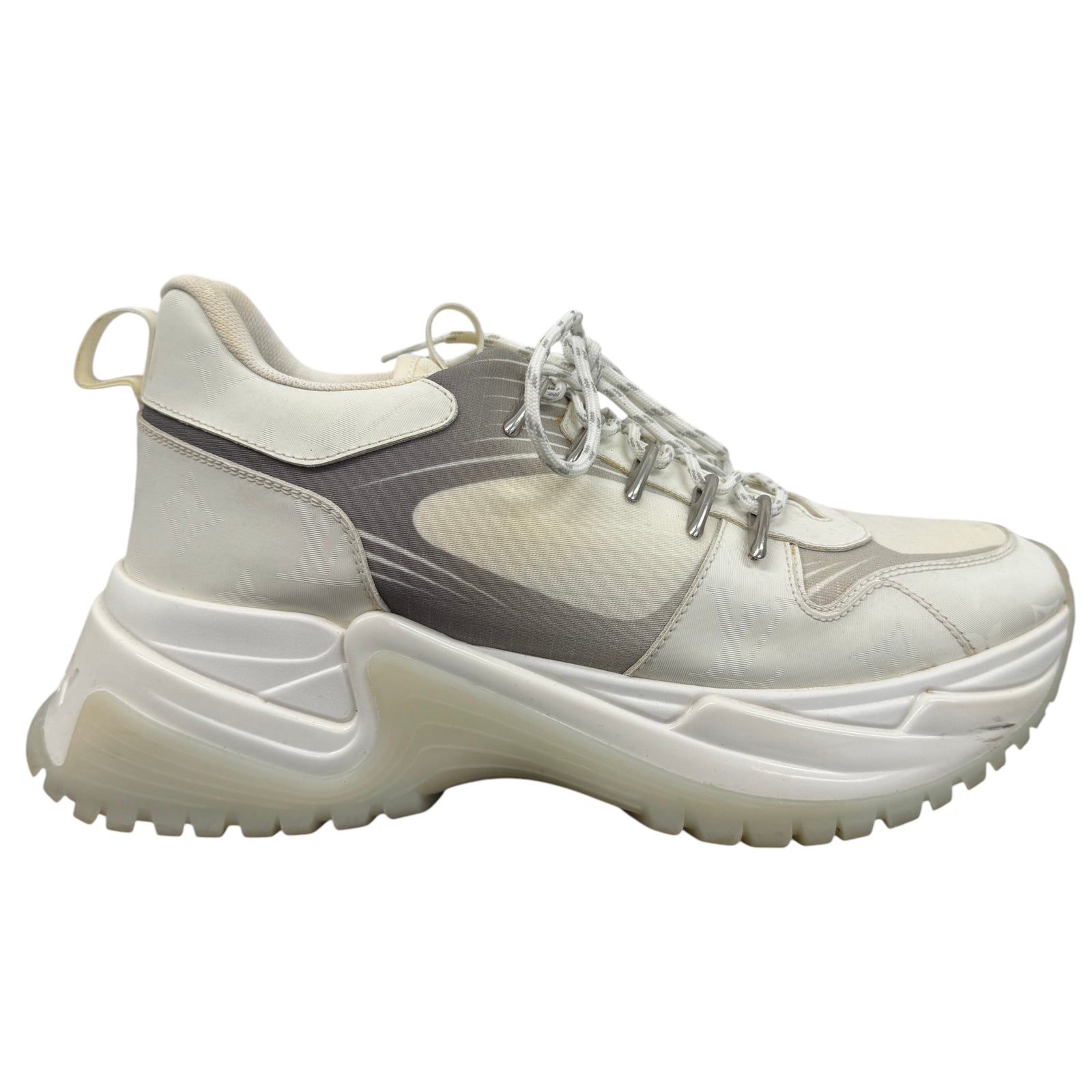 Men's Pulse Monogram Low Trainers White Size EU 40 / UK 6 - Photo 1