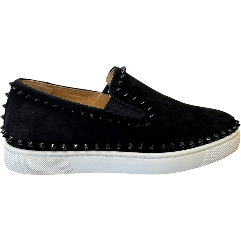 Men's Pik Boat Spike Loafers Black Size UK 6 / EU 40