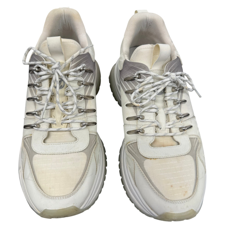 Men's Pulse Monogram Low Trainers White Size EU 40 / UK 6