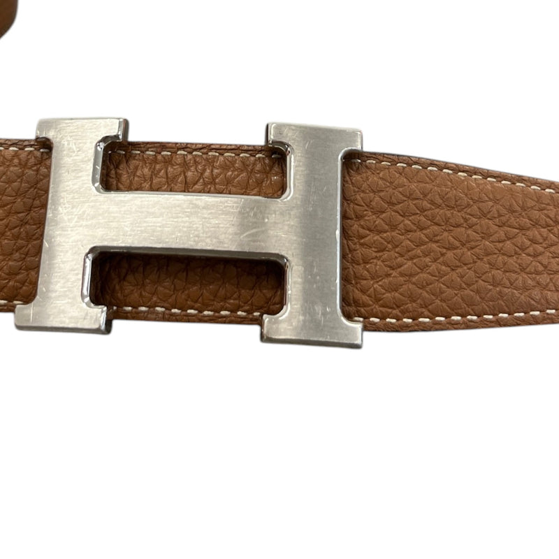 Men's Reversible H Belt Brown Size 32"