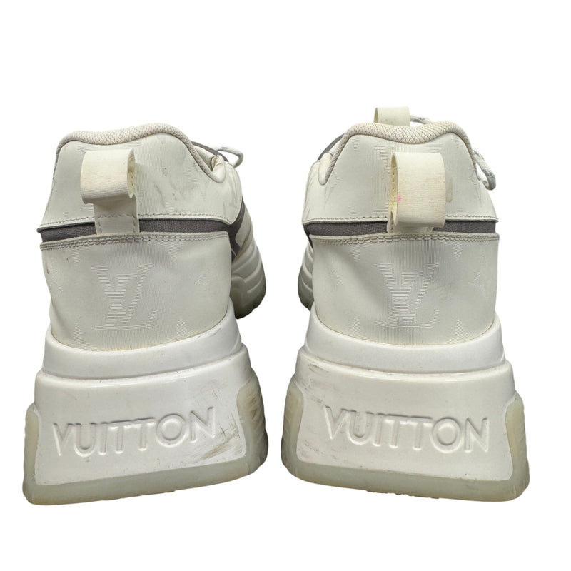 Men's Pulse Monogram Low Trainers White Size EU 40 / UK 6