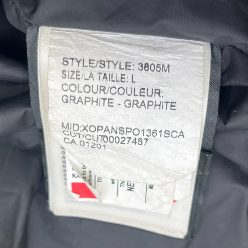 Men's Carson Down Jacket Grey Size L