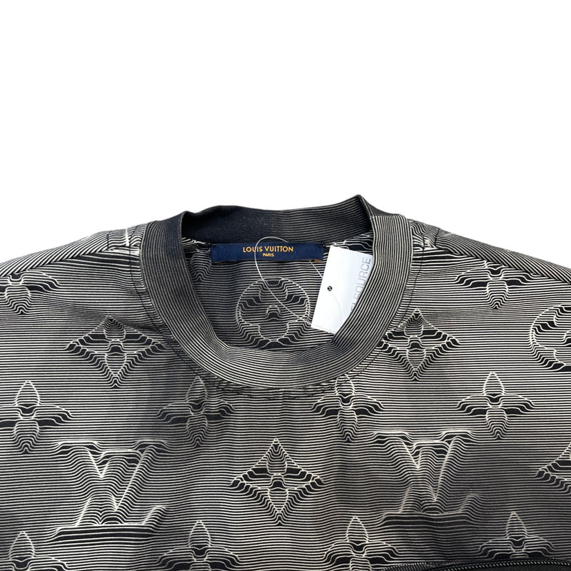Men's 2054 3D Monogram Pocket T-Shirt Grey Size XS