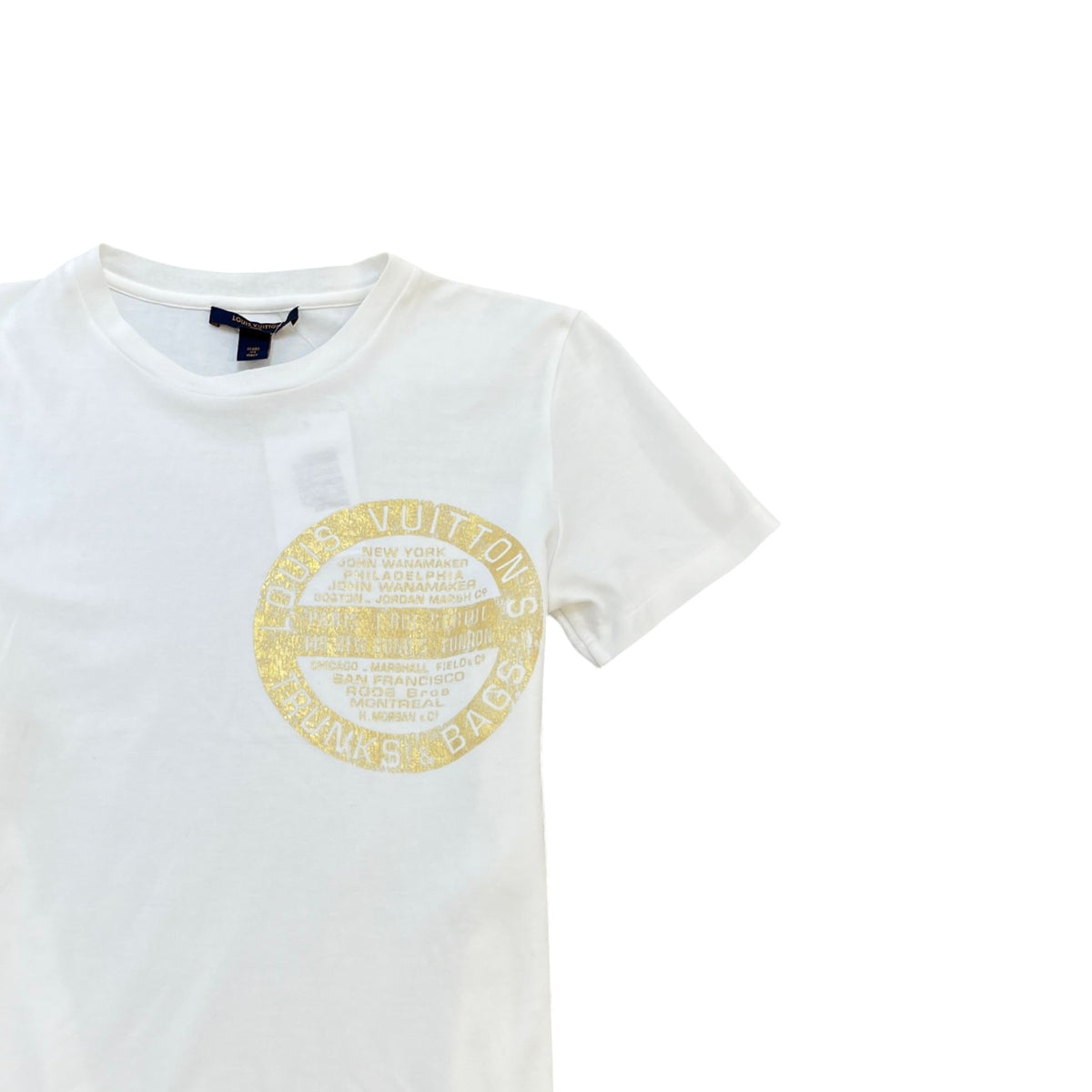 Women's Trunks & Bags Logo Print T-Shirt White Size M / UK 10 - Photo 3