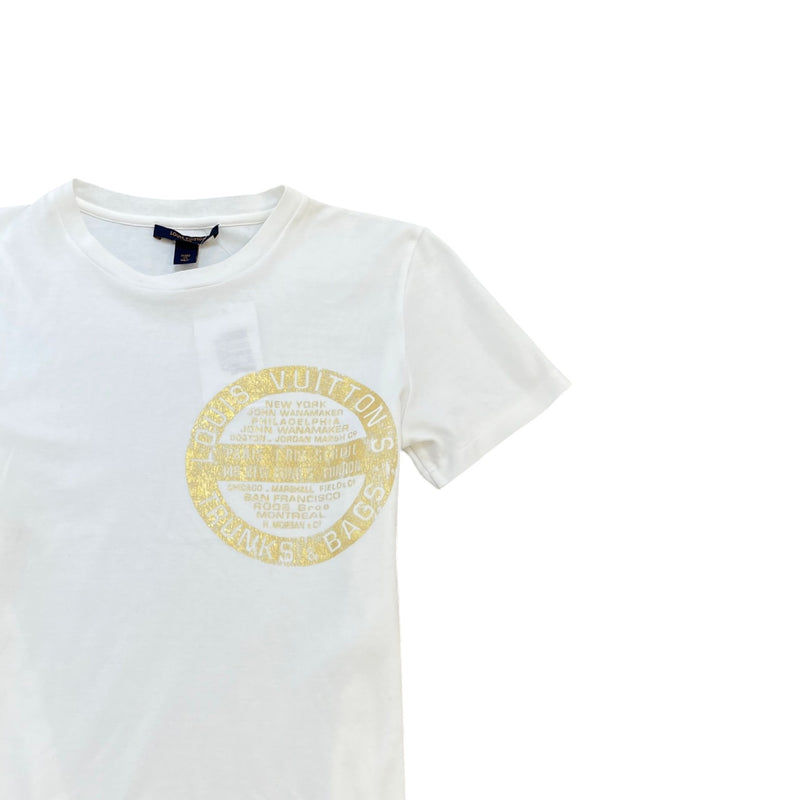 Women's Trunks & Bags Logo Print T-Shirt White Size M / UK 10